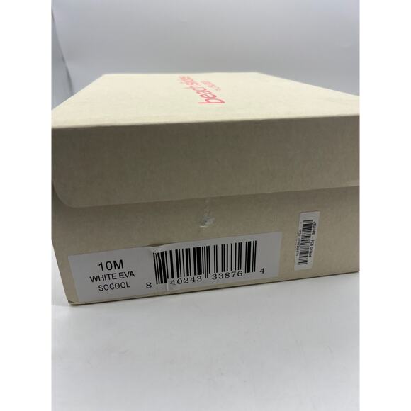 Beach Slides By J/Slides Size 10 White Eva So Cool New With Box Slip On - Picture 8 of 9